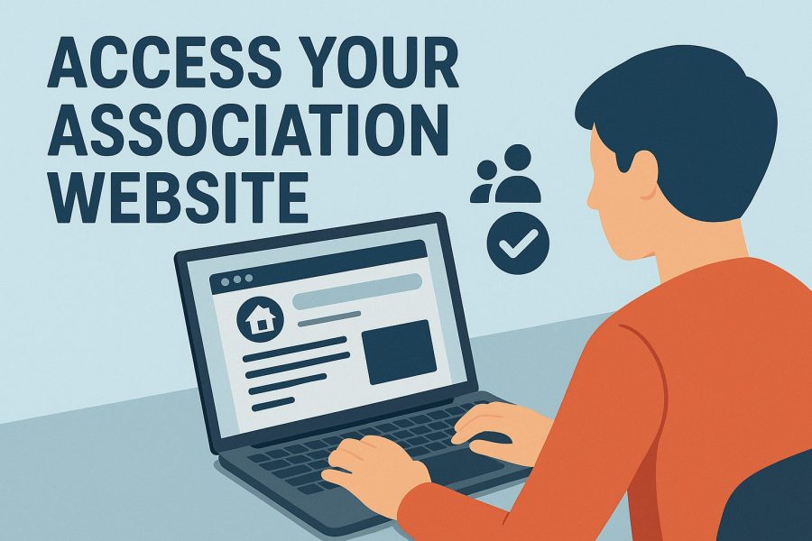 Access your association website
